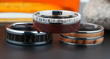 Men's Wood Wedding Bands & Rings – TN Rings