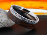 The Bocote | Titanium Ring with Bocote Wood and Deer Antler