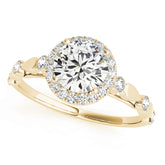 Engagement Rings Halo Round - TN50567-E