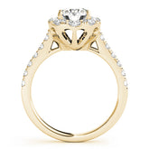 Engagement Rings Halo Round - TN50582-E