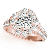 Engagement Rings Halo Round - TN50592-E