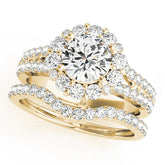 Engagement Rings Halo Round - TN50594-E