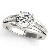 Engagement Rings Single Row Prong Set - TN50780-E