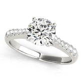 Engagement Rings Single Row Prong Set - TN50791-E