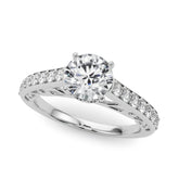 Engagement Rings Single Row Prong Set - TN50810-E