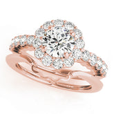 Engagement Rings Halo Round - TN50830-E