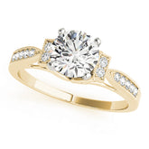 Engagement Rings Single Row Prong Set - TN50857-E