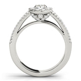 Engagement Rings Halo Round - TN50867-E