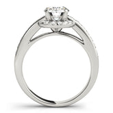 Engagement Rings Halo Round - TN50869-E