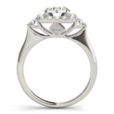 Engagement Rings Halo Round - TN50923-E