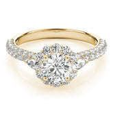 Engagement Rings Pave Mult Row - TN50934-E