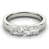 Engagement Rings 3 Stone Round - TN81755