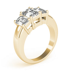 Engagement Rings 3 Stone Emerald - TN81981