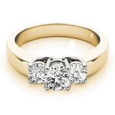 Engagement Rings 3 Stone Round - TN82386