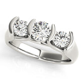 Engagement Rings 3 Stone Round - TN82390