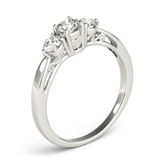 Engagement Rings 3 Stone Round - TN82394