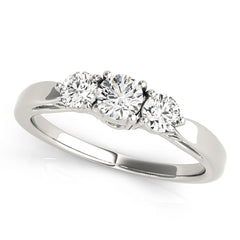 Engagement Rings 3 Stone Round - TN82394