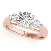 Engagement Rings 3 Stone Round - TN82565