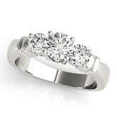 Engagement Rings 3 Stone Round - TN82579