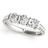 Engagement Rings 3 Stone Round - TN82738