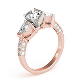 Engagement Rings 3 Stone Pear - TN82843