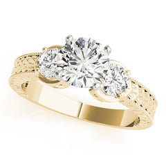Engagement Rings 3 Stone Round - TN82847