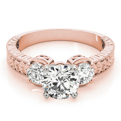 Engagement Rings 3 Stone Round - TN82847