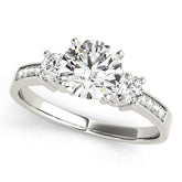 Engagement Rings 3 Stone Round - TN82852
