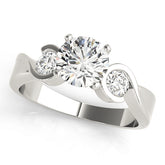 Engagement Rings 3 Stone Round - TN82870