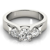 Engagement Rings 3 Stone Round - TN82954
