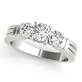 Engagement Rings 3 Stone Round - TN83283