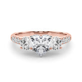 Engagement Rings 3 Stone Round - TN83364