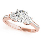 Engagement Rings 3 Stone Round - TN83369