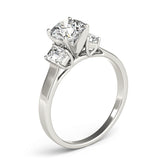 Engagement Rings 3 Stone Oval - TN83382
