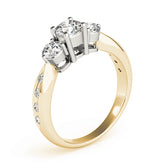 Engagement Rings 3 Stone Round - TN83422