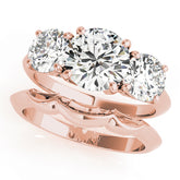 Engagement Rings 3 Stone Round - TN83562