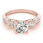 Engagement Rings 3 Stone Round - TN83585