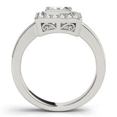 Engagement Rings Halo Square & Cushion - TN83651