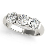 Engagement Rings 3 Stone Round - TN83726