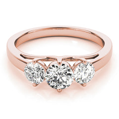 Engagement Rings 3 Stone Round - TN83821