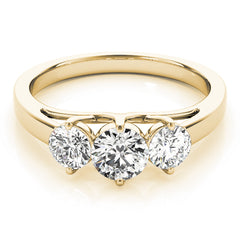 Engagement Rings 3 Stone Round - TN83821