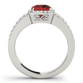 Engagement Rings Halo Square & Cushion - TN84051