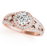 Engagement Rings Halo Round - TN84058