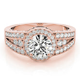 Engagement Rings Halo Round - TN84059
