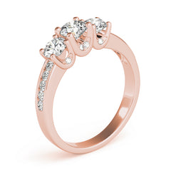 Engagement Rings 3 Stone Round - TN84160