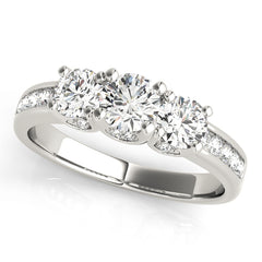 Engagement Rings 3 Stone Round - TN84160