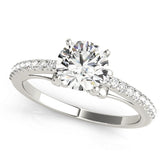 Engagement Rings Single Row Prong Set - TN84254