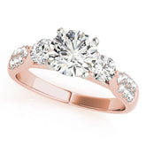 Engagement Rings 3 Stone Round - TN84255