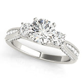 Engagement Rings 3 Stone Round - TN84296