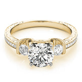 Engagement Rings 3 Stone Round - TN84327